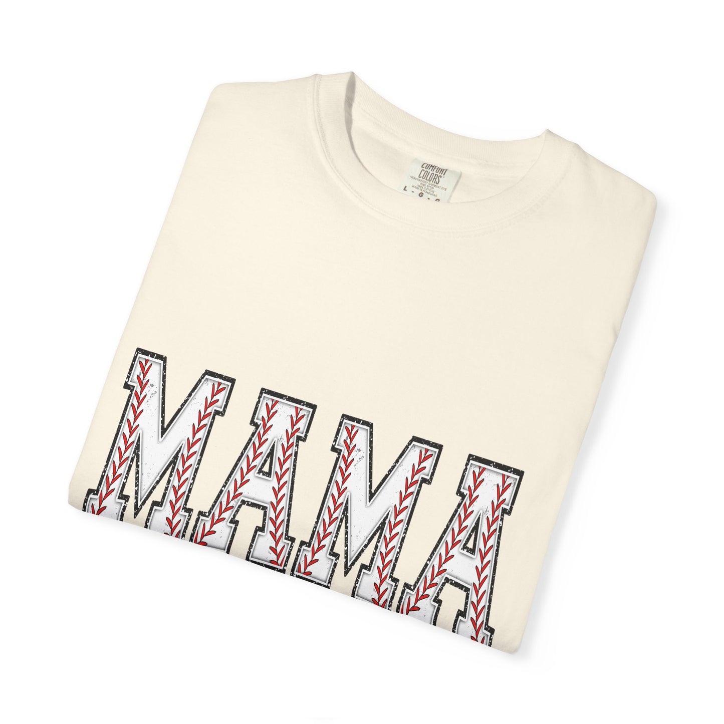 Mama Graphic T-Shirt — Embroidered Chevron Mom Tee