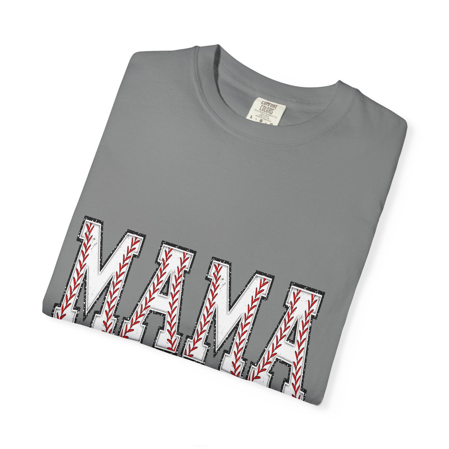 Mama Graphic T-Shirt — Embroidered Chevron Mom Tee