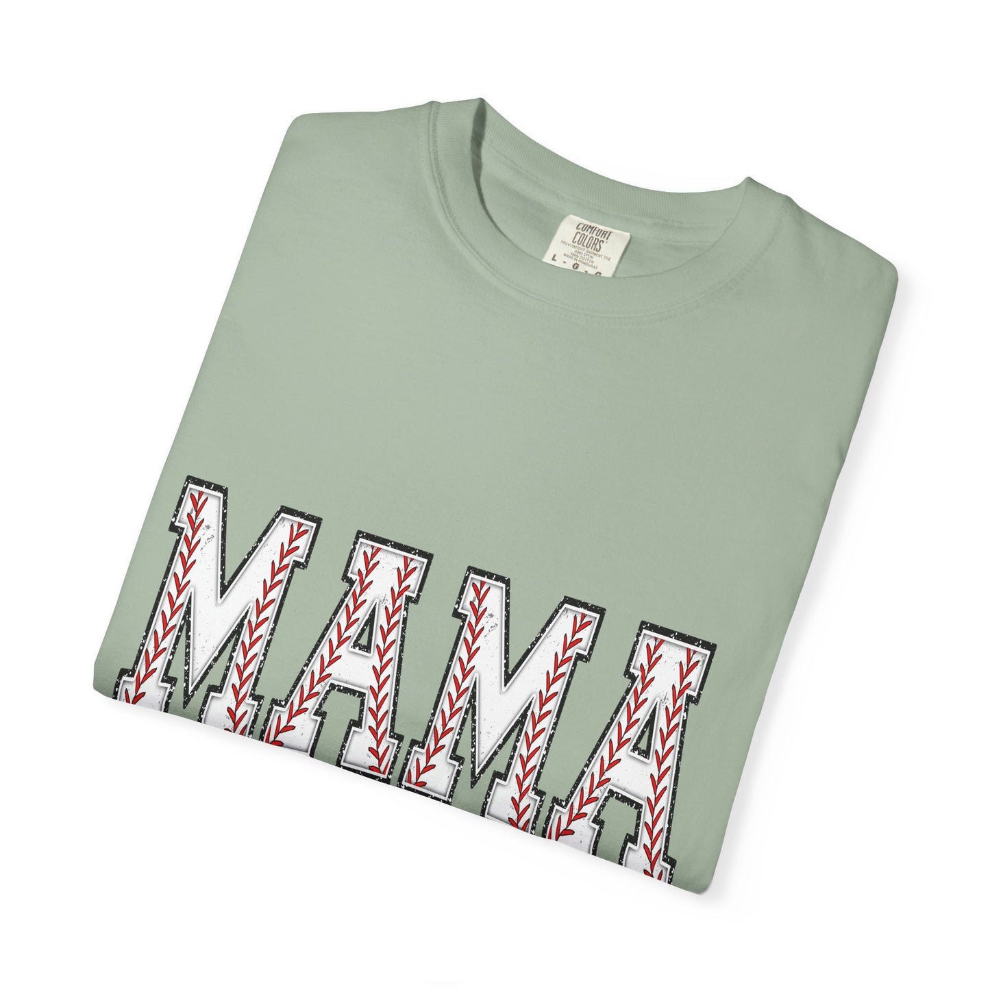 Mama Graphic T-Shirt — Embroidered Chevron Mom Tee