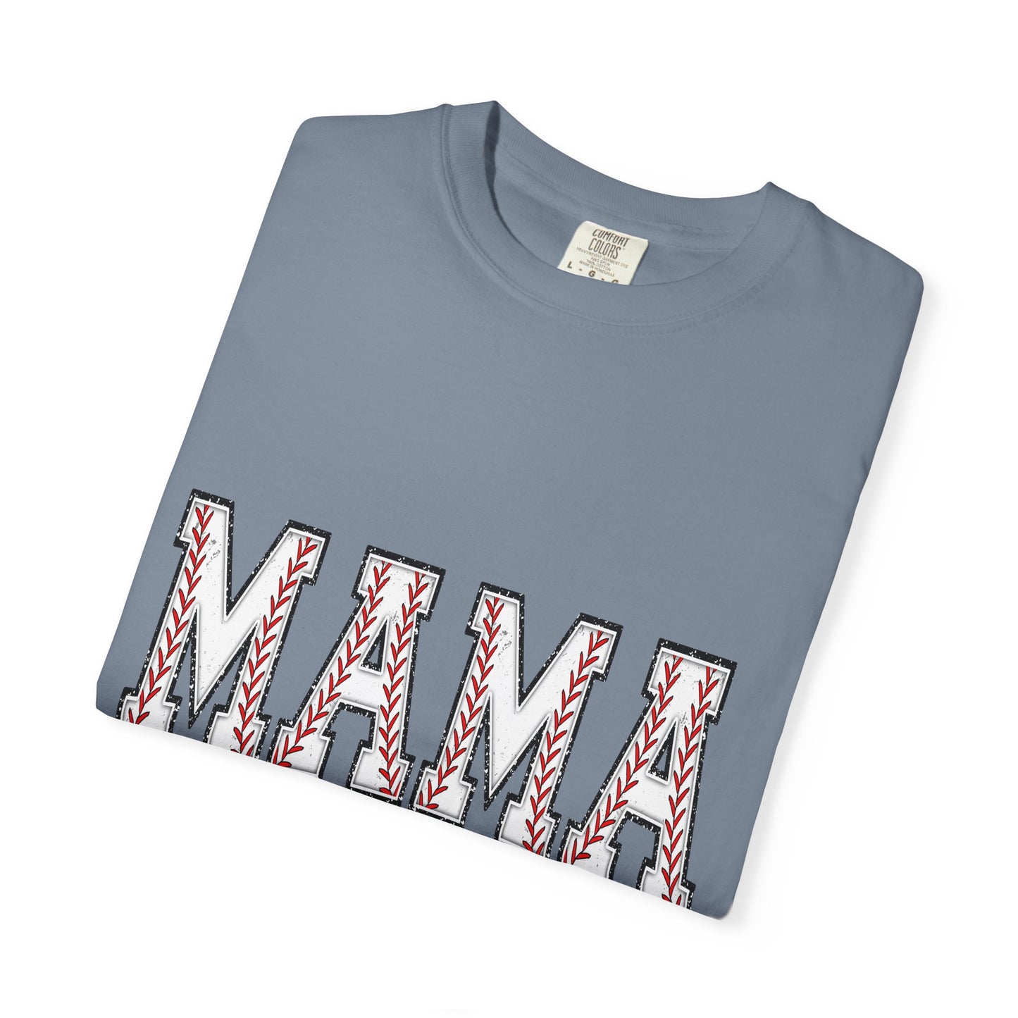 Mama Graphic T-Shirt — Embroidered Chevron Mom Tee