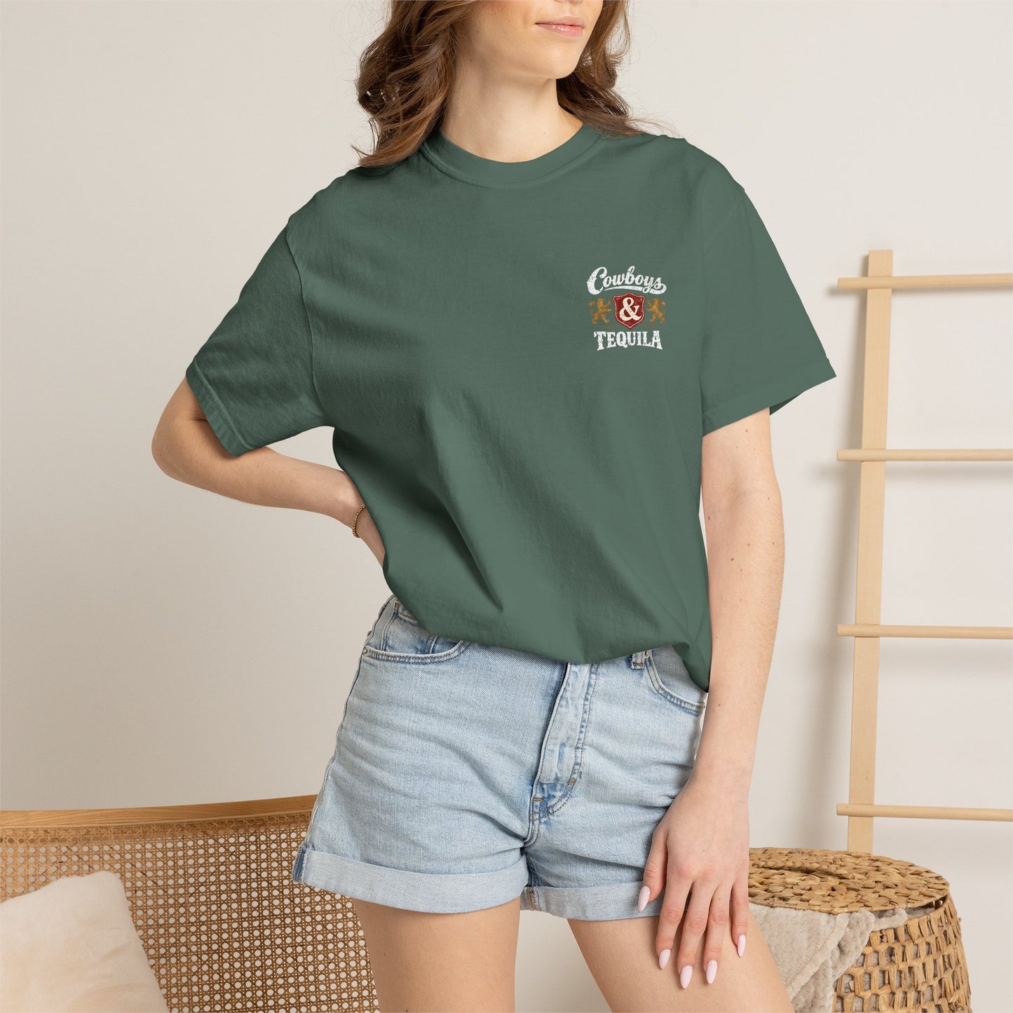 Cowboys & Tequila Graphic T-Shirt
