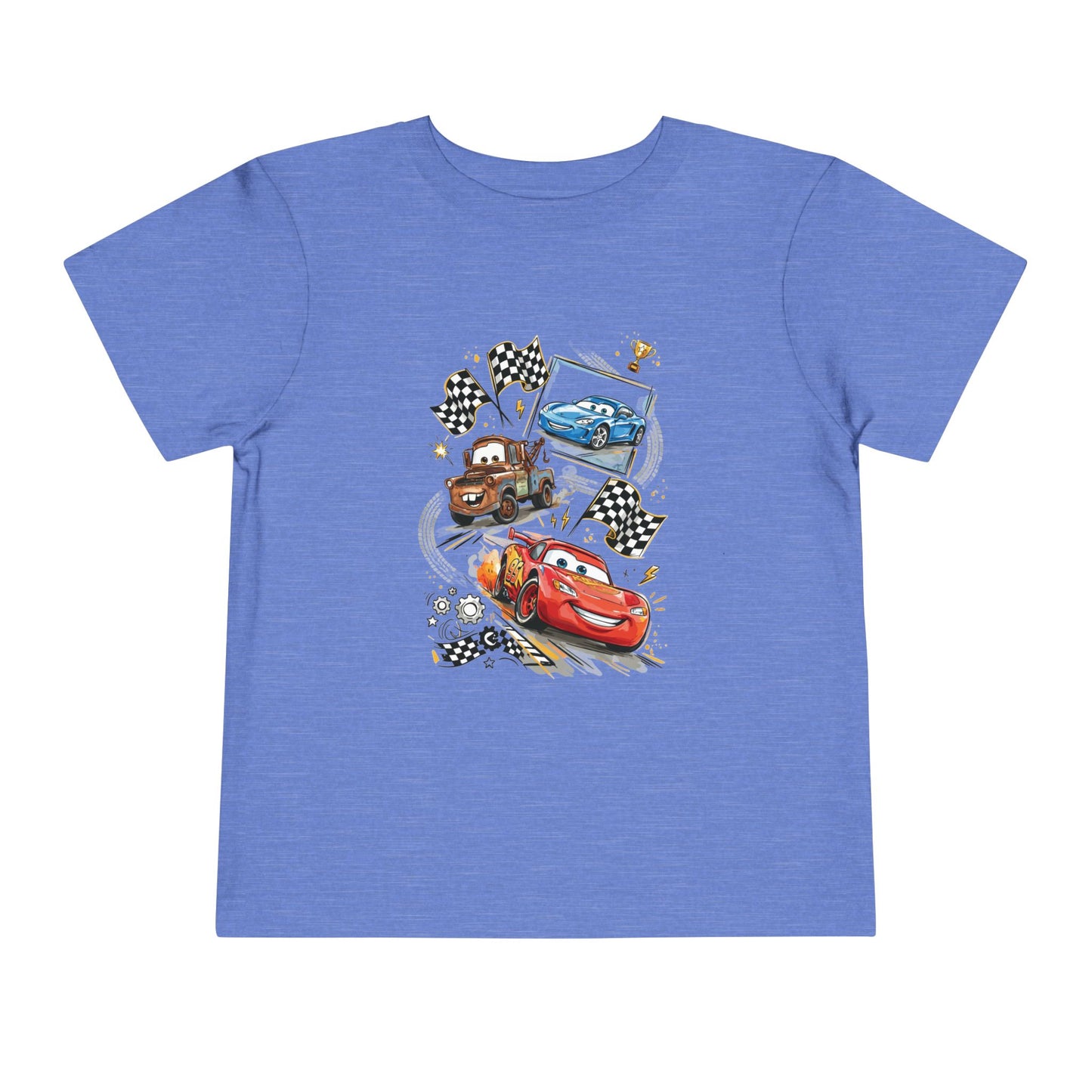 Toddler Tee — Lightning McQueen & Friends Racing Cars Graphic
