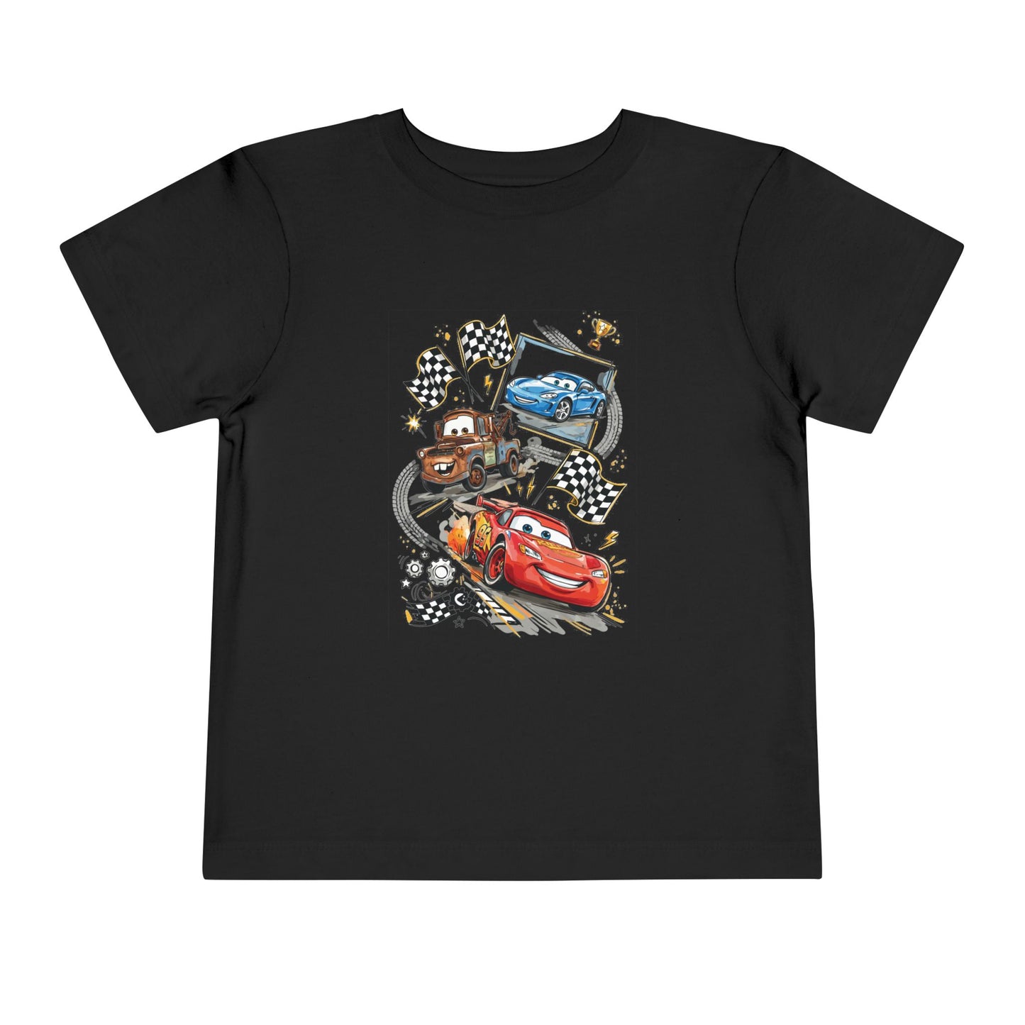 Toddler Tee — Lightning McQueen & Friends Racing Cars Graphic