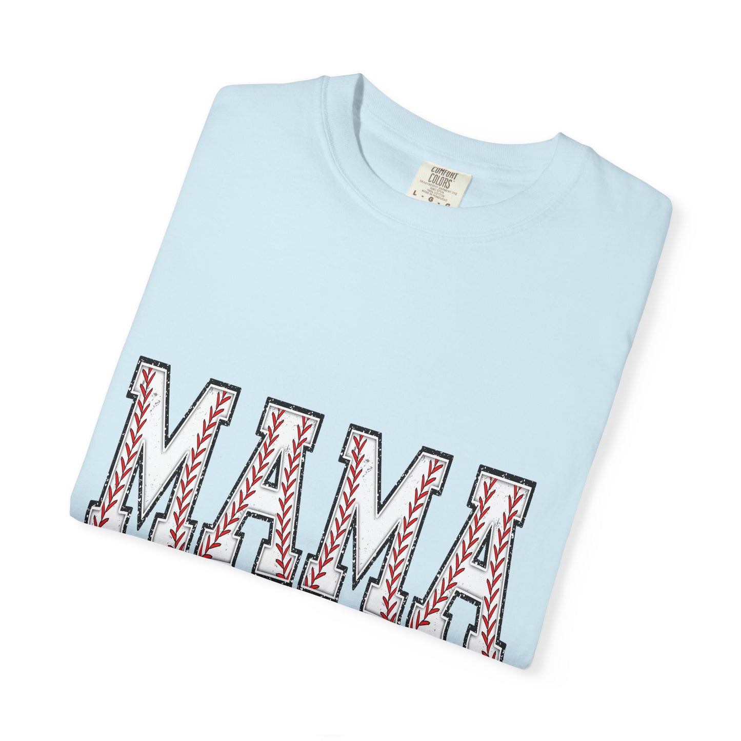 Mama Graphic T-Shirt — Embroidered Chevron Mom Tee