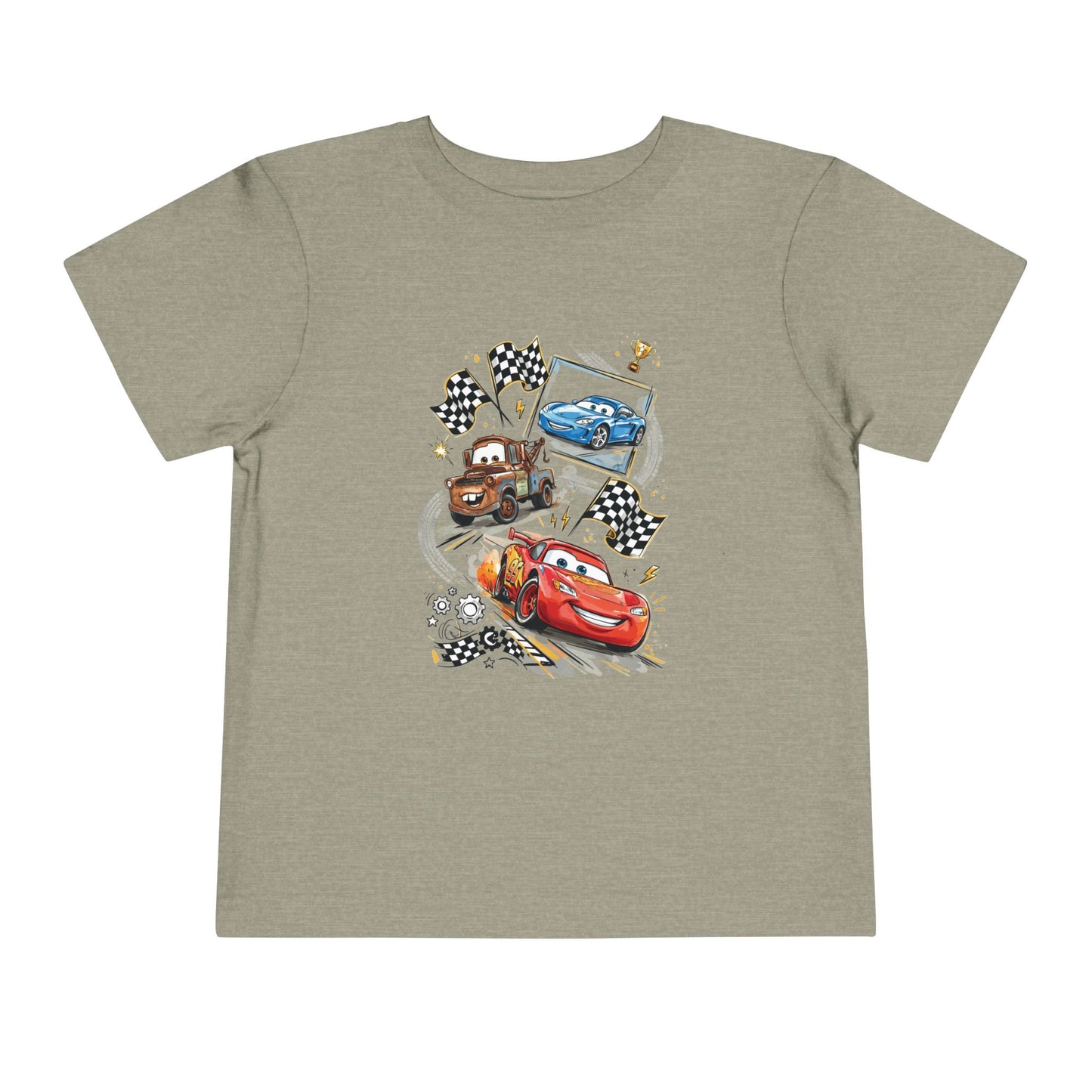 Toddler Tee — Lightning McQueen & Friends Racing Cars Graphic