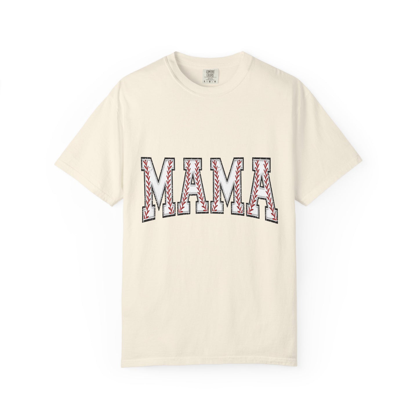 Mama Graphic T-Shirt — Embroidered Chevron Mom Tee