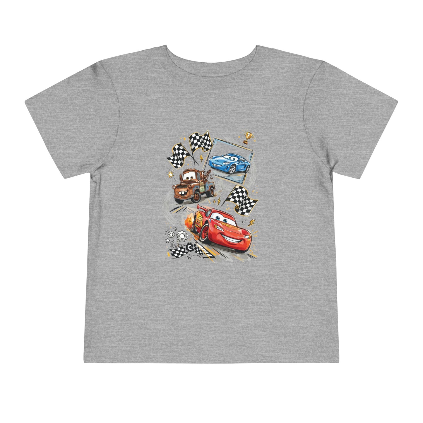 Toddler Tee — Lightning McQueen & Friends Racing Cars Graphic