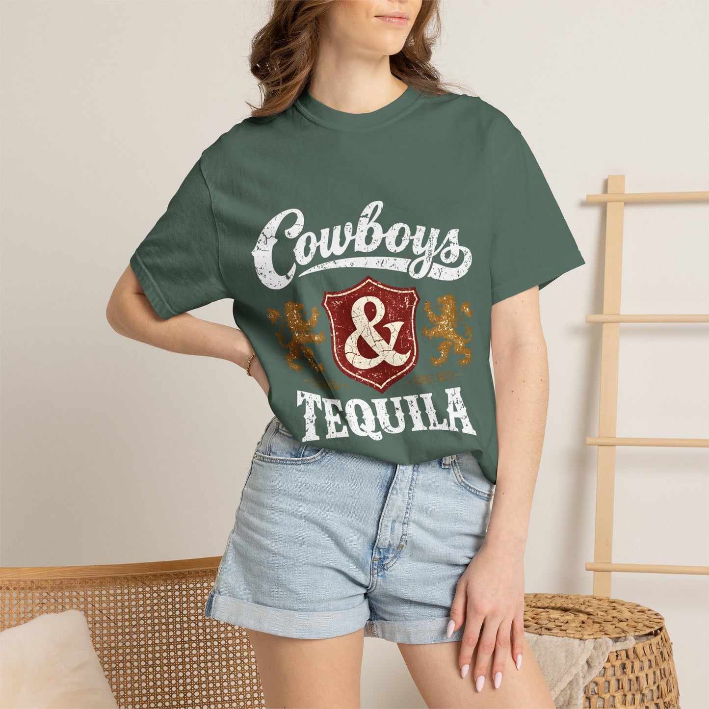 Crest & Lions Vintage Shield T-Shirt