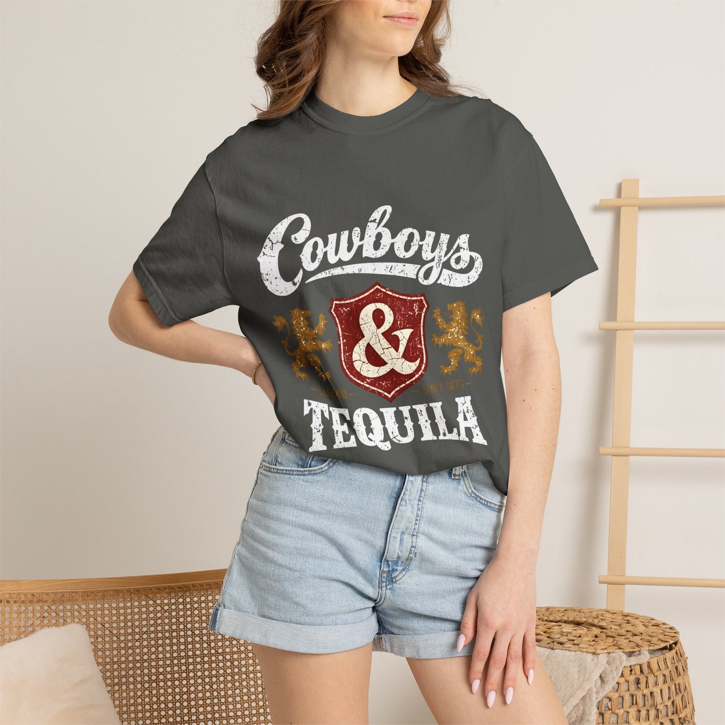 Crest & Lions Vintage Shield T-Shirt