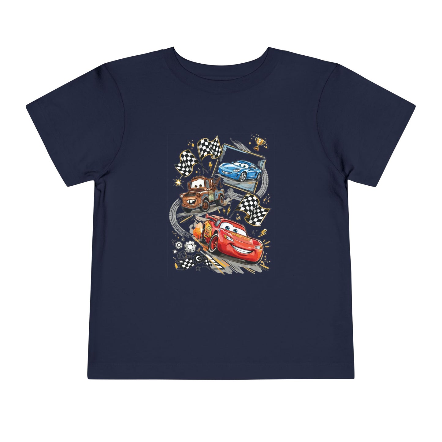 Toddler Tee — Lightning McQueen & Friends Racing Cars Graphic