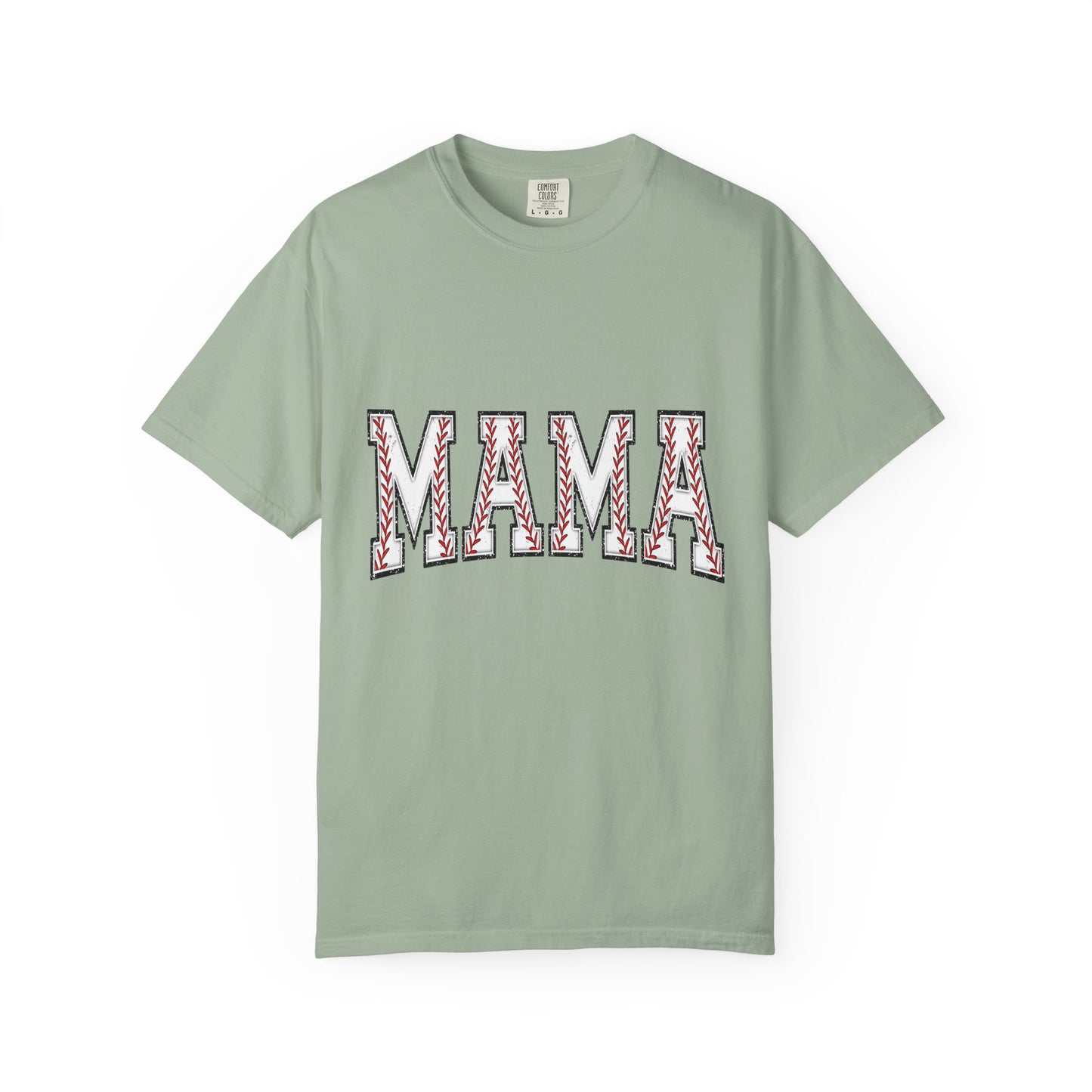 Mama Graphic T-Shirt — Embroidered Chevron Mom Tee