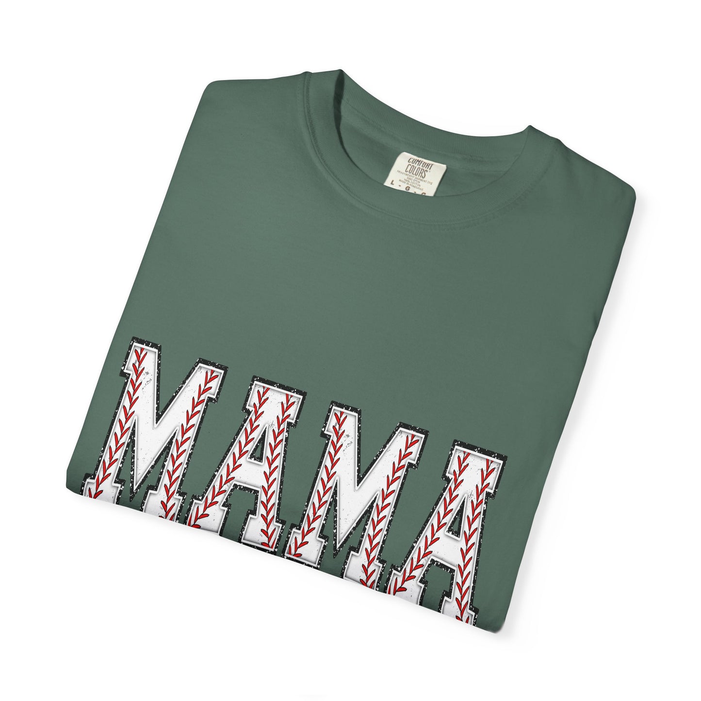 Mama Graphic T-Shirt — Embroidered Chevron Mom Tee