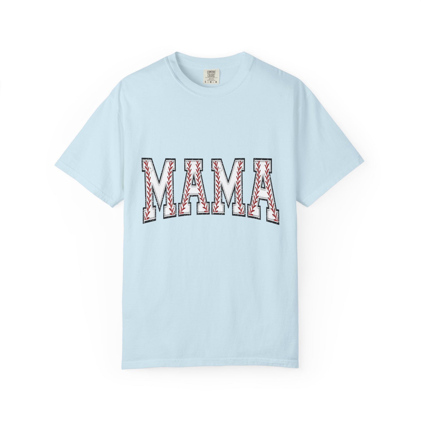 Mama Graphic T-Shirt — Embroidered Chevron Mom Tee